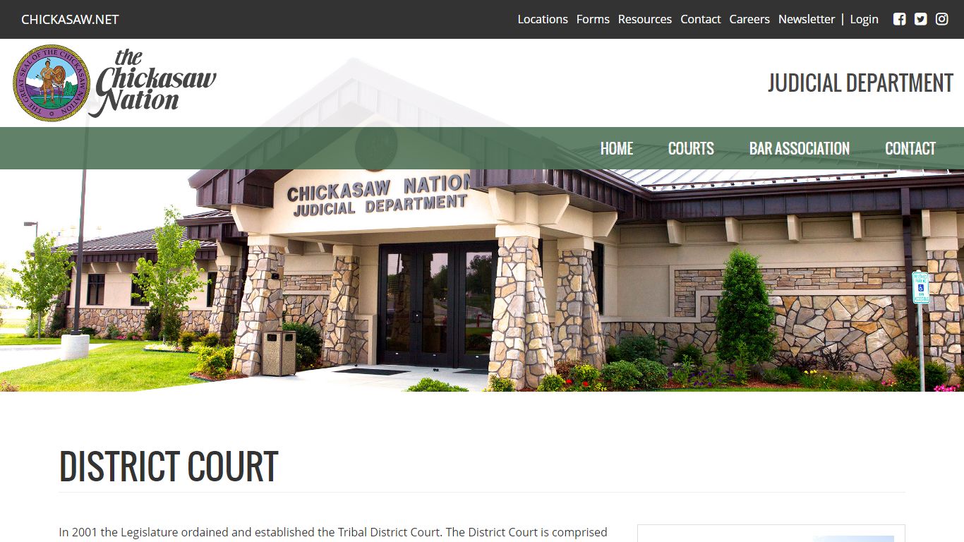 District Court | Judicial - Chickasaw